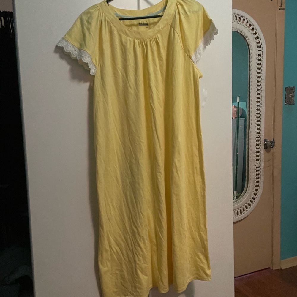 Basic Editions yellow dress/nightgown size M